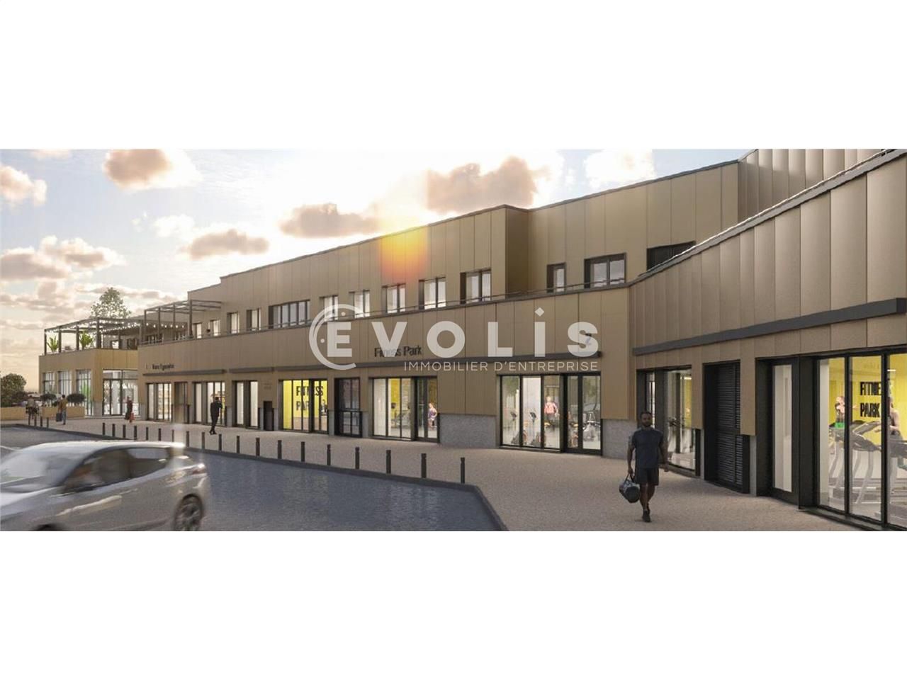 L'Open Park propose près de 2 400 m² de commerces