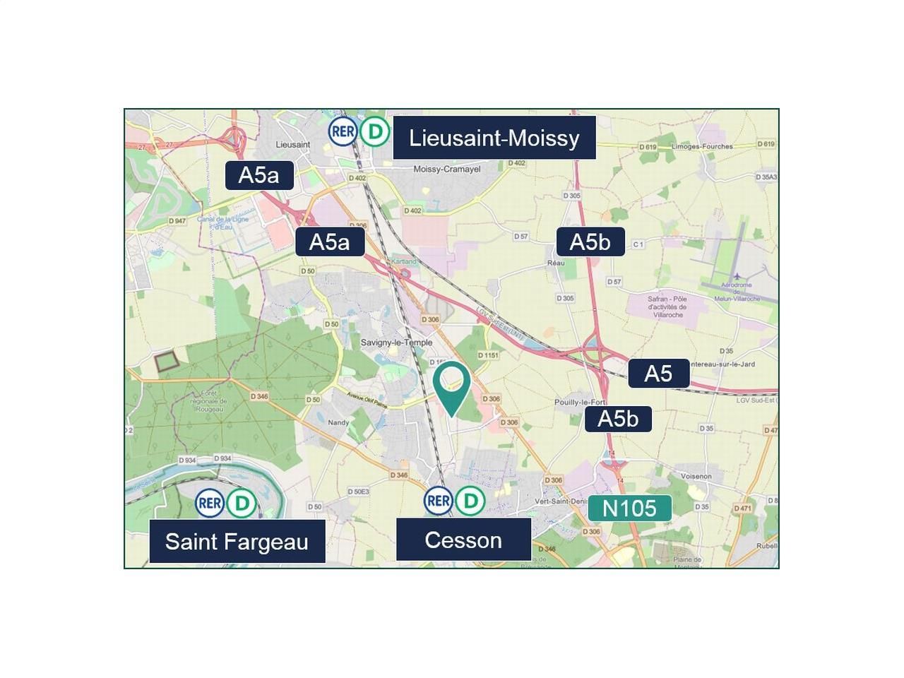 32000 m² pour ce terrains en vente à Savigny-le-temple