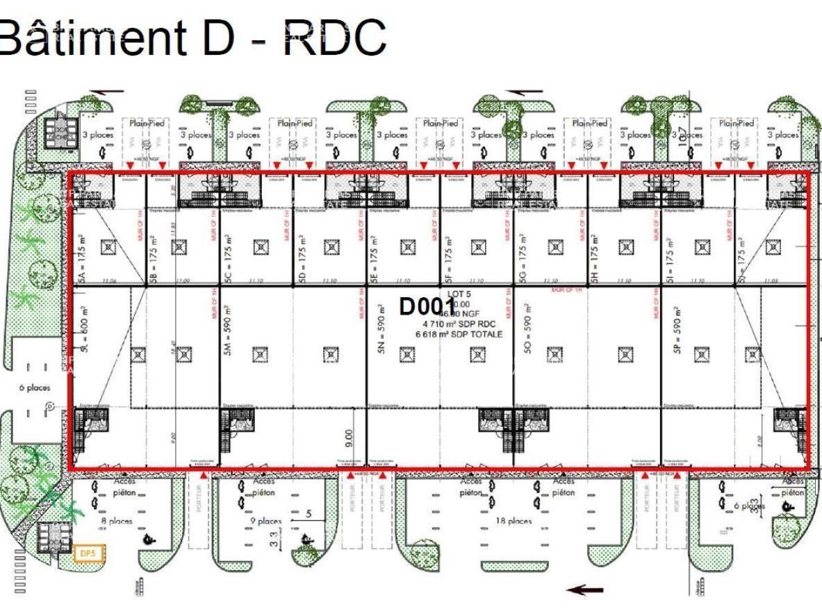 6618 m² pour ce pme-pmi en location à Le haillan