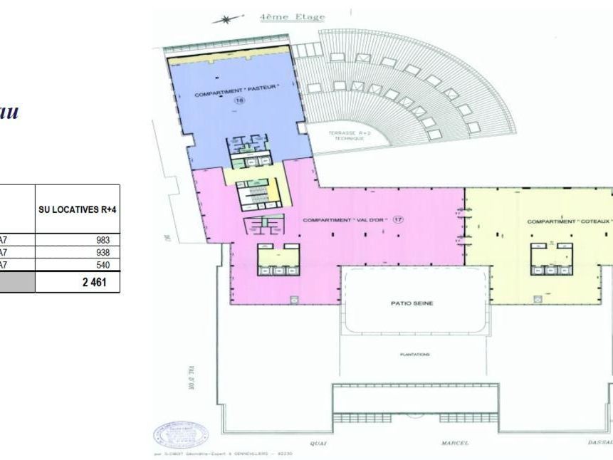 17949 m² pour ce bureaux en location à Suresnes