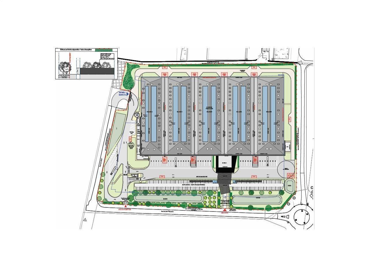 30354 m² pour cetentrepôts classe a en location à Isles-sur-suippe