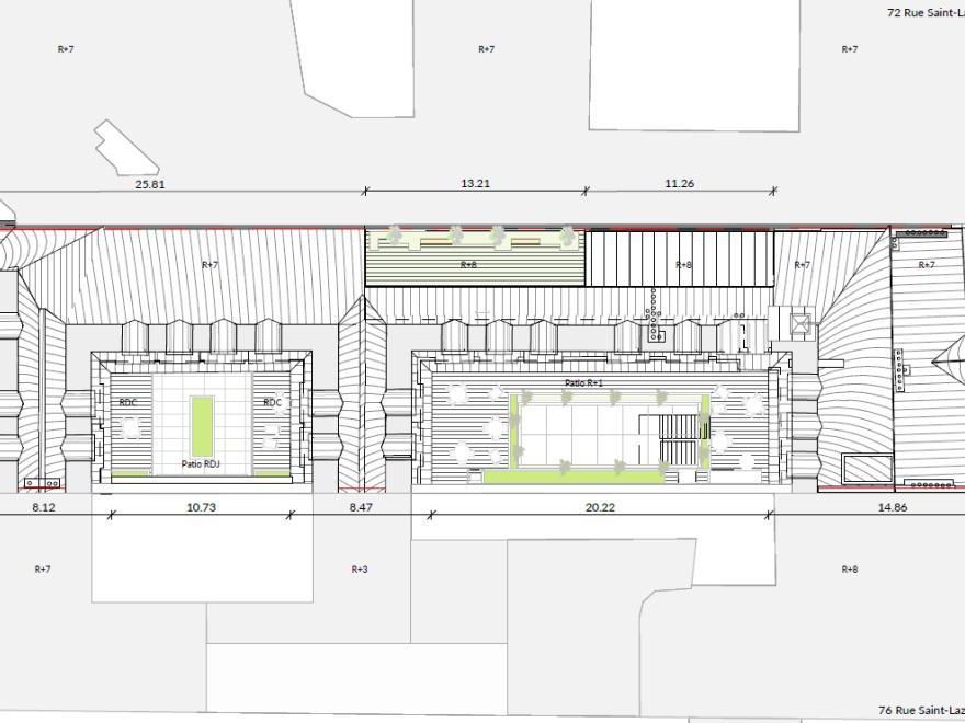 Location Bureaux 5189 m² divisibles 75009 Paris