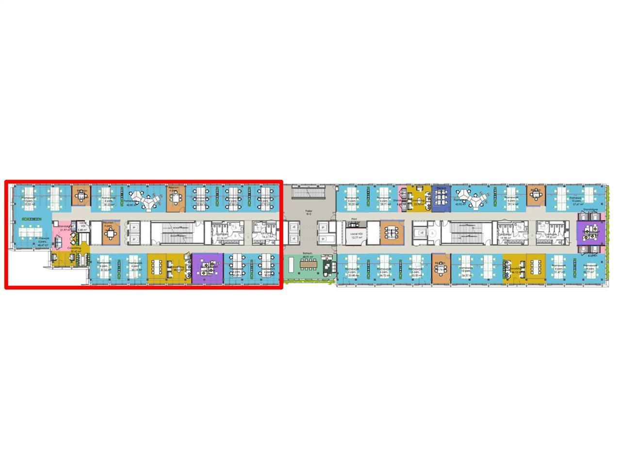 1000.3 m² pour ce bureaux en location à Paris