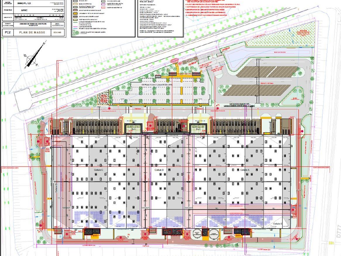 Location Entrepôts classe A 7319 m² non divisibles 51320 Bussy-lettrée