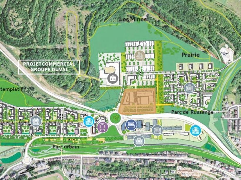 3871 m² pour ce local commercial en location à Audun-le-tiche