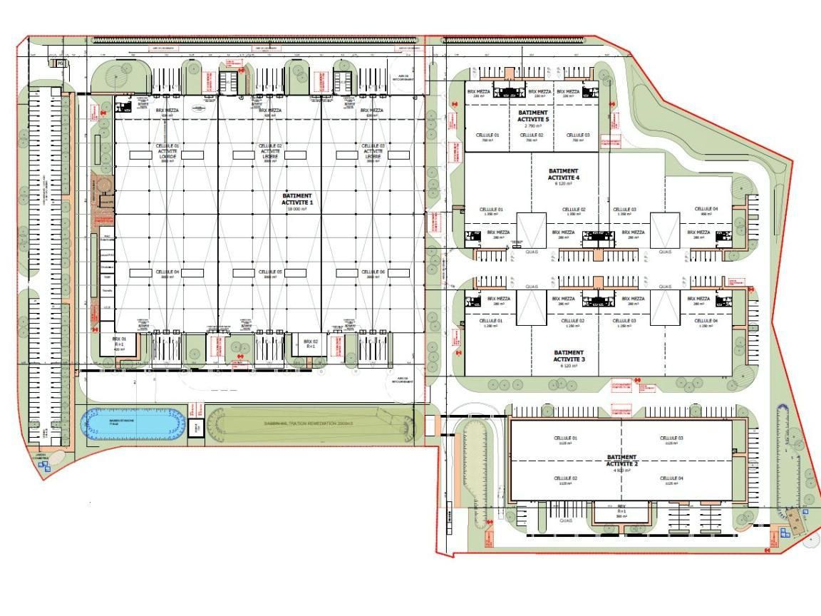 Location Activité 20030 m² non divisibles 68330 Huningue