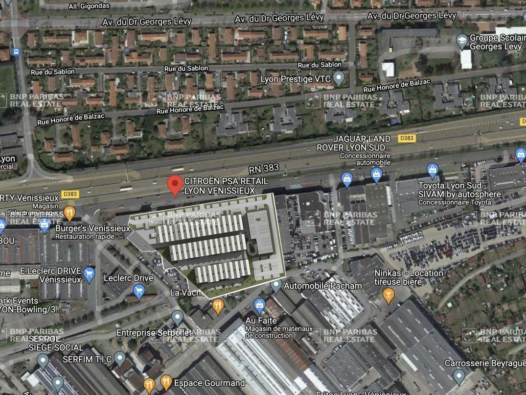 2745.6 m² pour ce activité en location à Vénissieux
