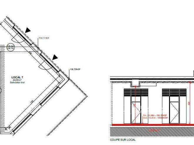 88.5 m² pour ce bureaux en vente à Toulouse