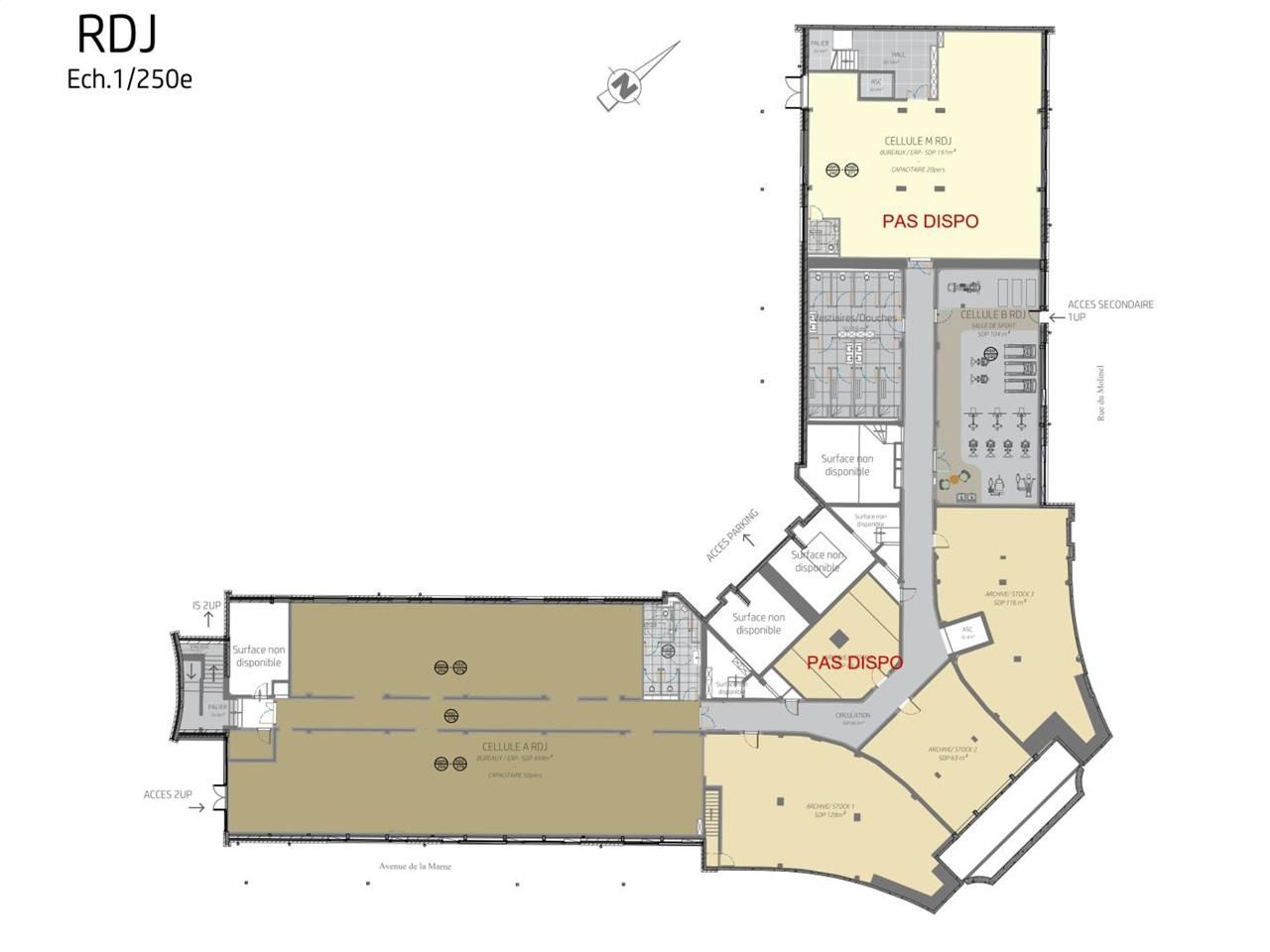 197 m² pour ce bureaux en location à Wasquehal