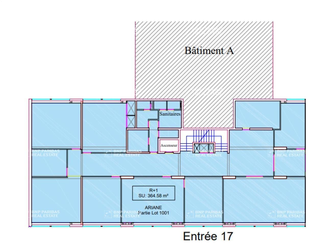 1155 m² pour ce bureaux en vente à Croix