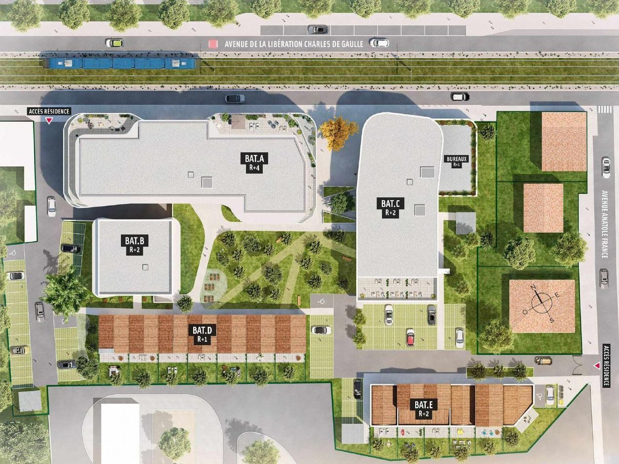 960.29 m² pour ce bureaux en location à Le bouscat