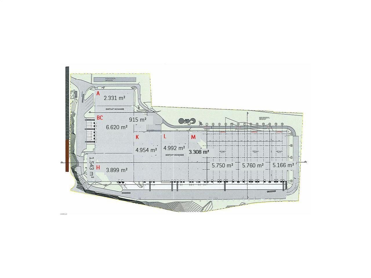 15165 m² pour cetentrepôts classe a en location à Vendin-le-vieil