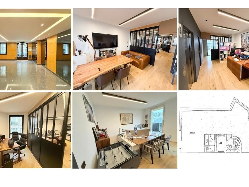 100 m² pour ce bureaux en location à Paris