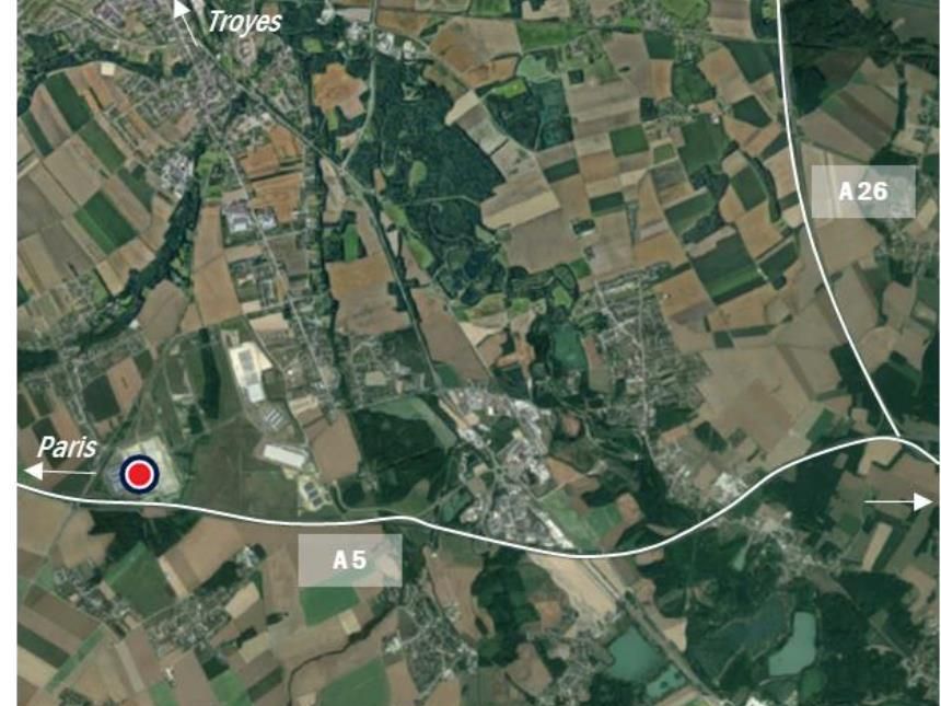 Location Entrepôts classe A 50211.6 m² non divisibles 10800 Saint-léger-près-troyes