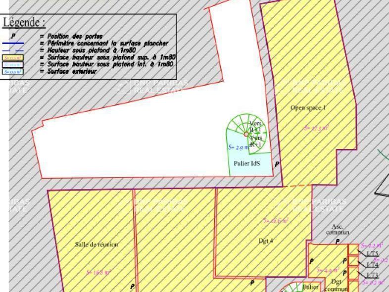 449 m² pour ce bureaux en location à Lille