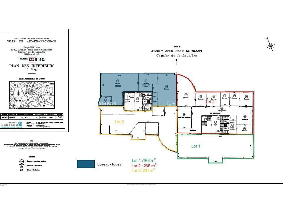 Location bureaux à Aix-en-provence 13290