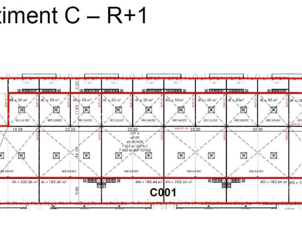 7303 m² pour ce activité en location à Le haillan