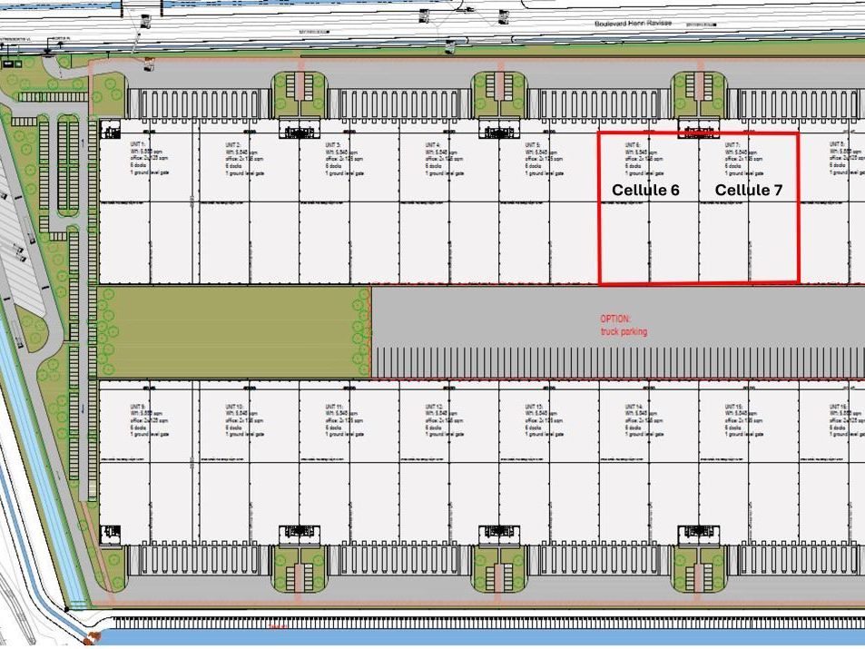 Location Entrepôts classe A 12236 m² divisibles 62100 Calais