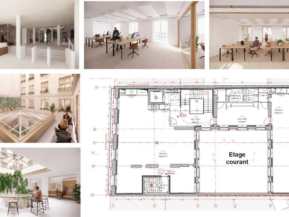 Location bureaux à Paris 75009