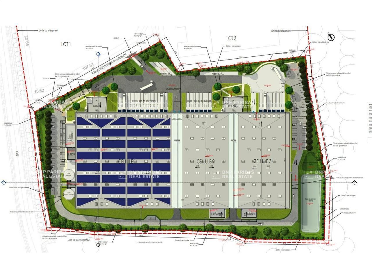 Location Entrepôts classe A 18854 m² divisibles 85130 Chanverrie