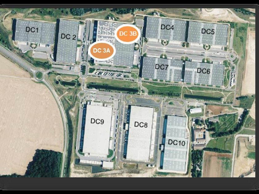 Location Entrepôts classe A 13680.8 m² divisibles 77550 Moissy-cramayel