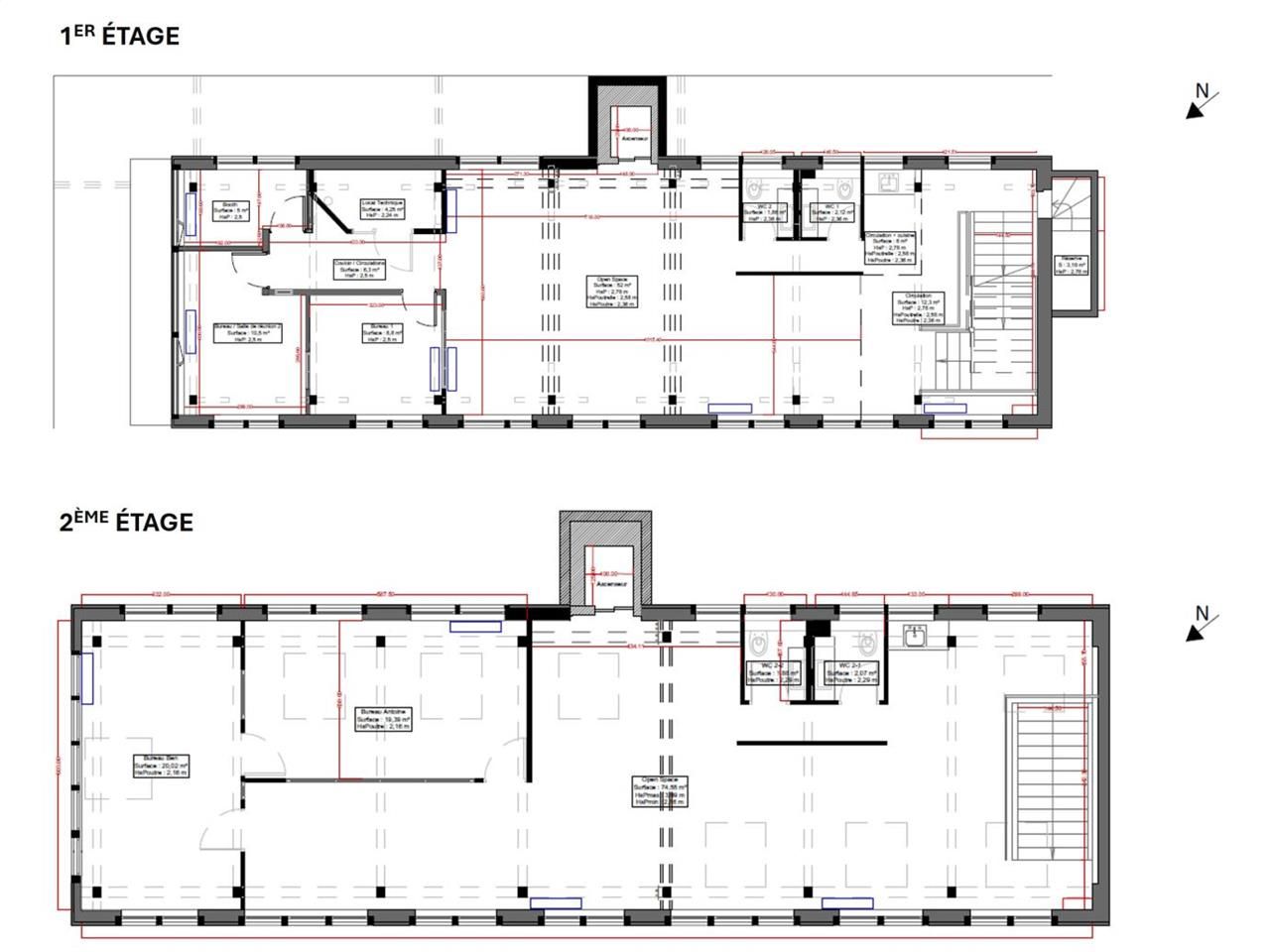 Location Bureaux 610 m² non divisibles 75012 Paris