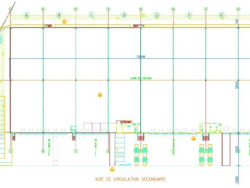 7933 m² pour cetentrepôts classe a en location à Mions