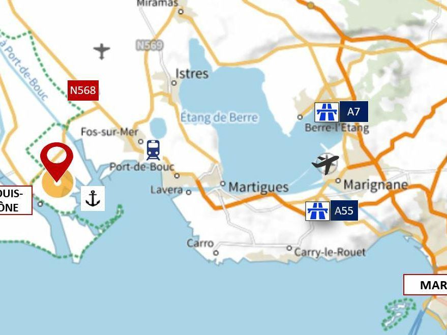 4997 m² pour cetentrepôts classe a en location à Port-saint-louis-du-rhône