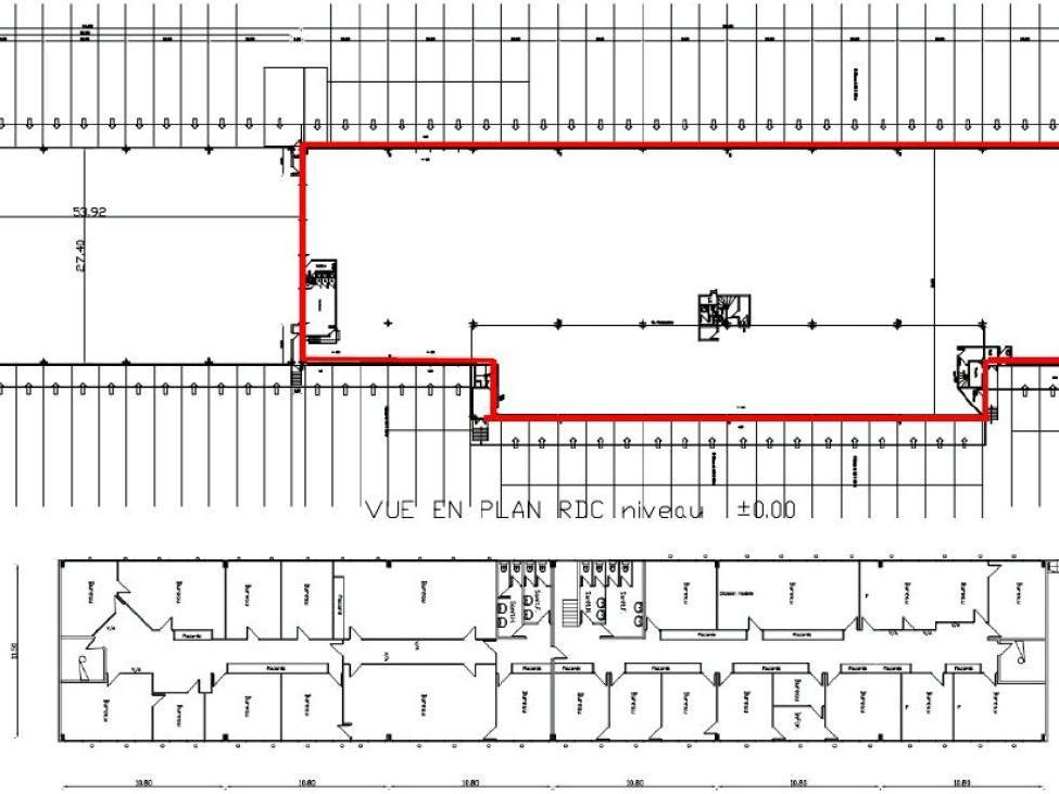 4249 m² pour cetentrepôts classe b en location à Aulnay-sous-bois