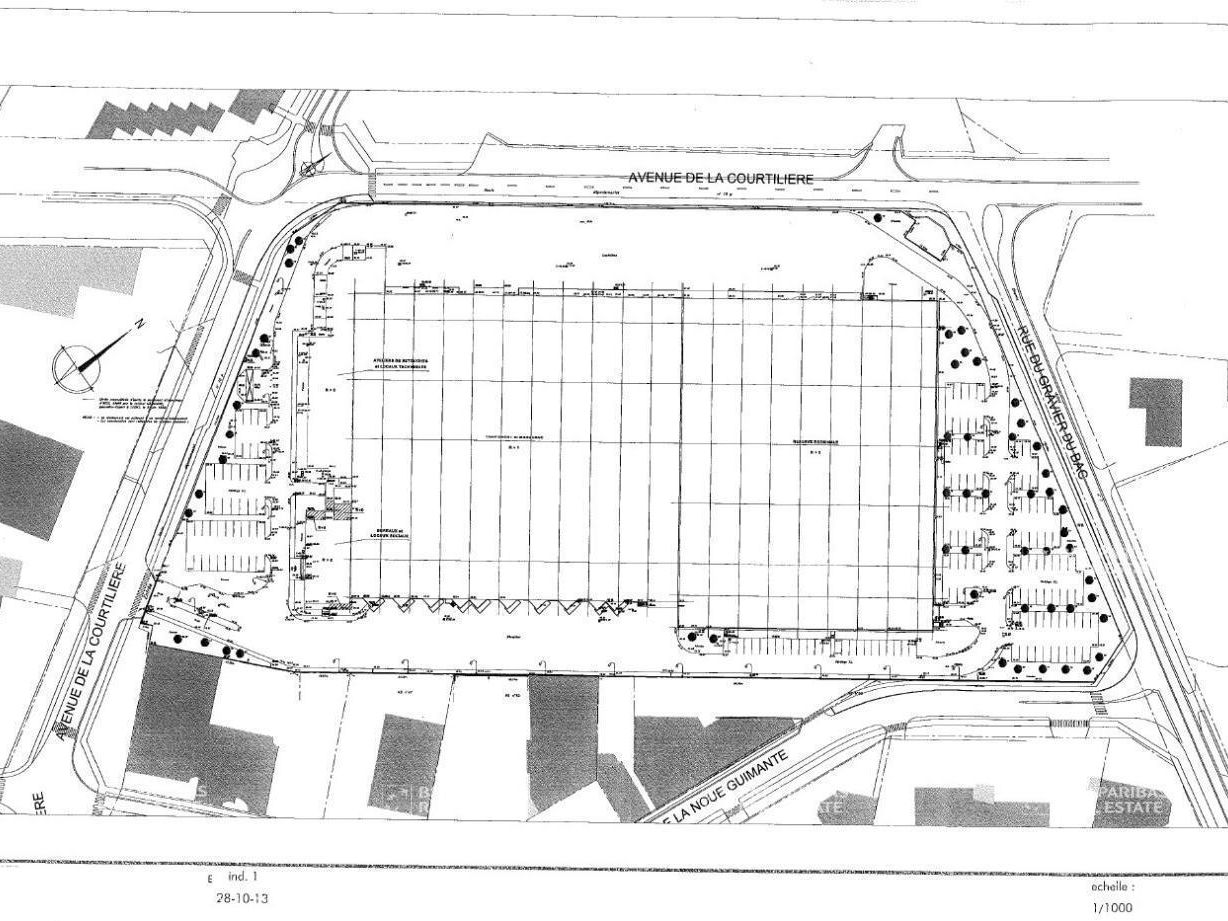 29216 m² pour cetentrepôts classe c en location à Saint-thibault-des-vignes