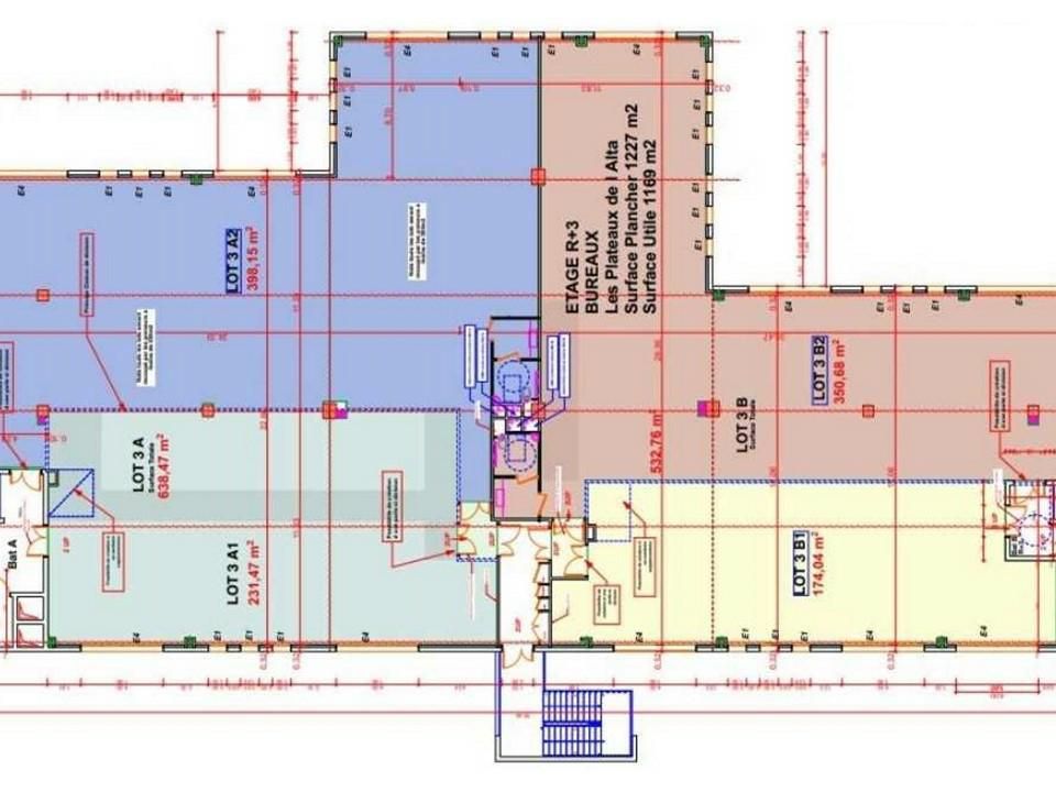 Location Bureaux 1250 m² non divisibles 13400 Aubagne
