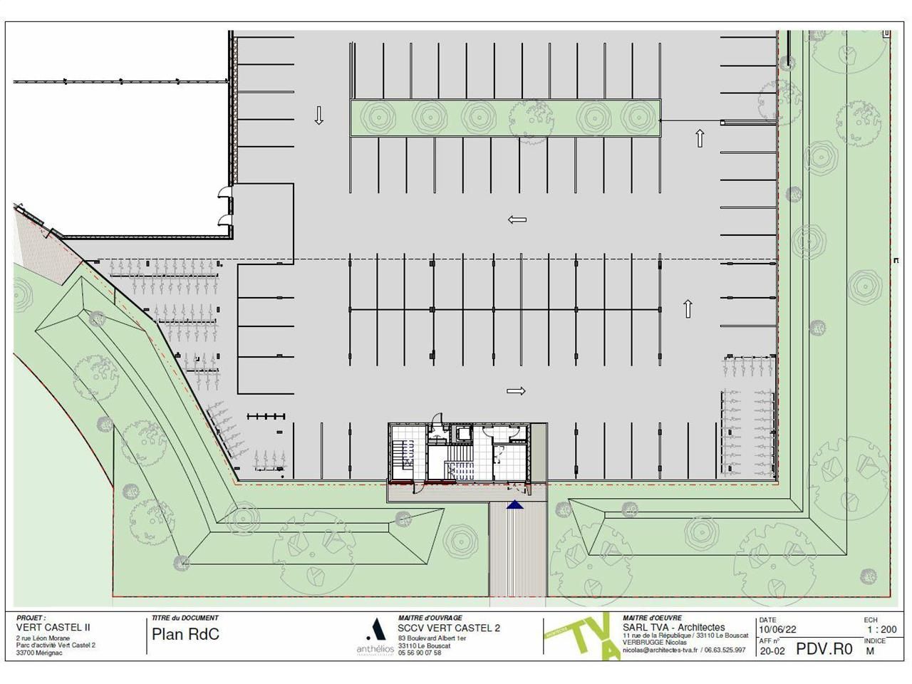 1997 m² pour ce bureaux en location à Mérignac