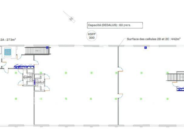 414 m² pour ce bureaux en location à Saint-andré-lez-lille