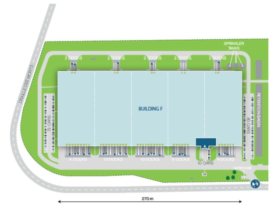 30329 m² pour cetentrepôts classe a en location à Saint-martin-de-crau