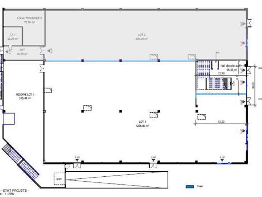 1572 m² pour ce local commercial en location à Coignières