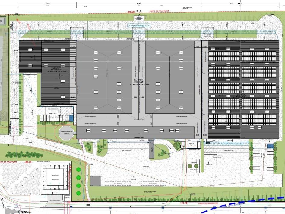 Location Entrepôts classe A 6344 m² non divisibles 51520 La veuve