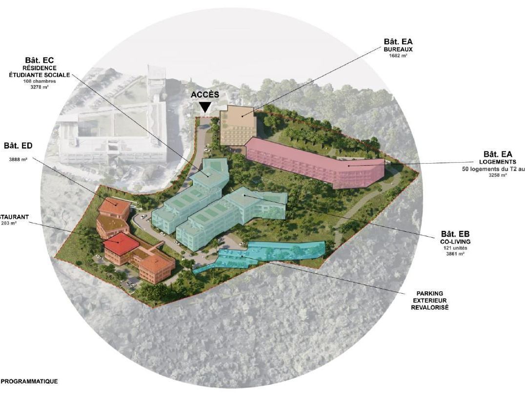 1655.75 m² pour ce bureaux en location à Biot