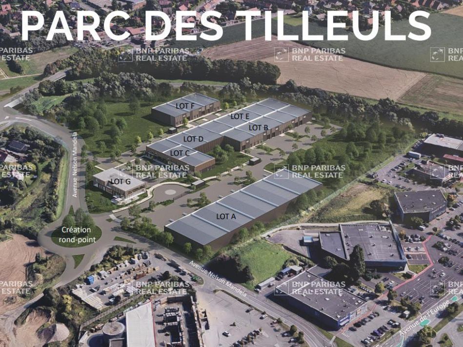 Location Activité 9390 m² divisibles 59115 Leers