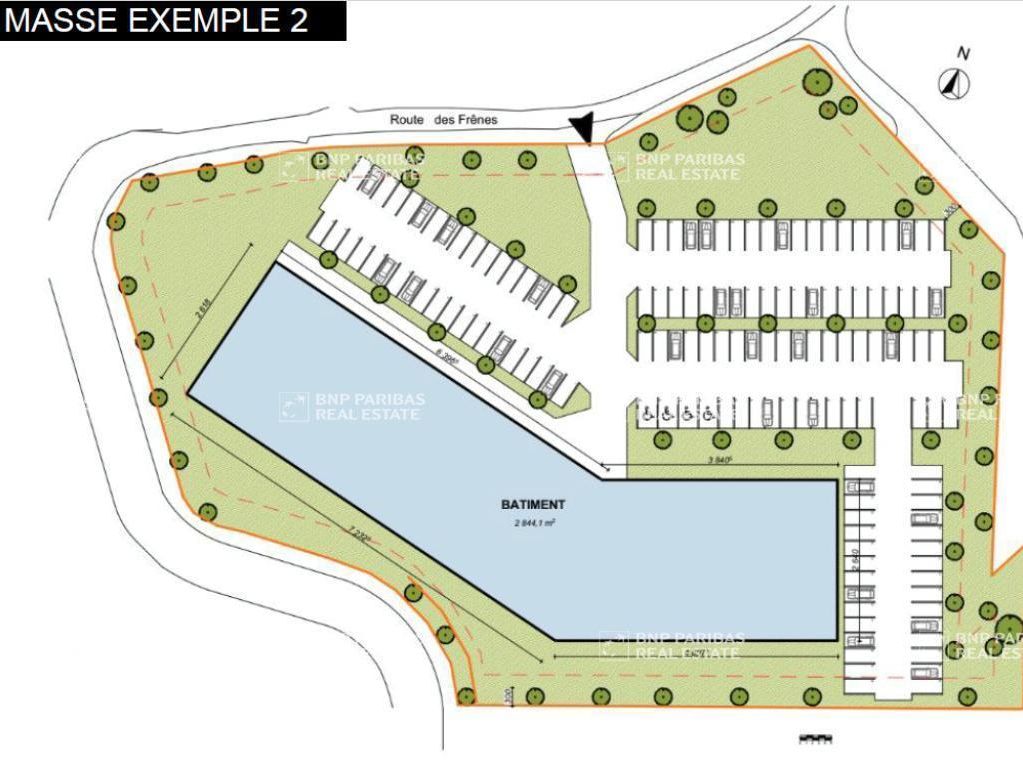 3054 m² pour ce activité en location à Arnas