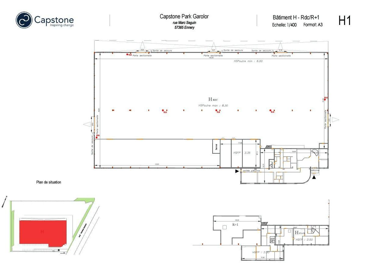 Location Activité 5890 m² non divisibles 57365 Ennery