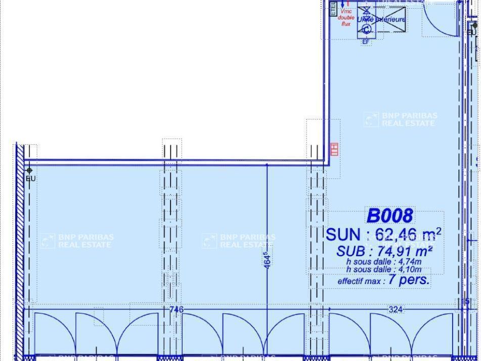 Location Bureaux 74.91 m² non divisibles 13100 Aix-en-provence
