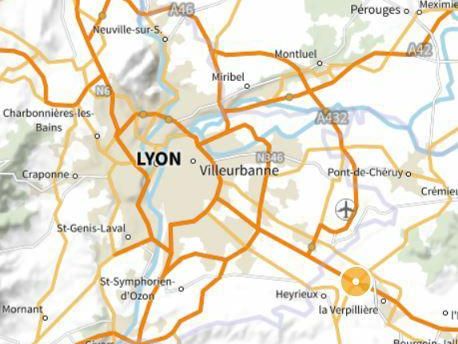 5313 m² pour cetentrepôts classe b en location à Saint-quentin-fallavier