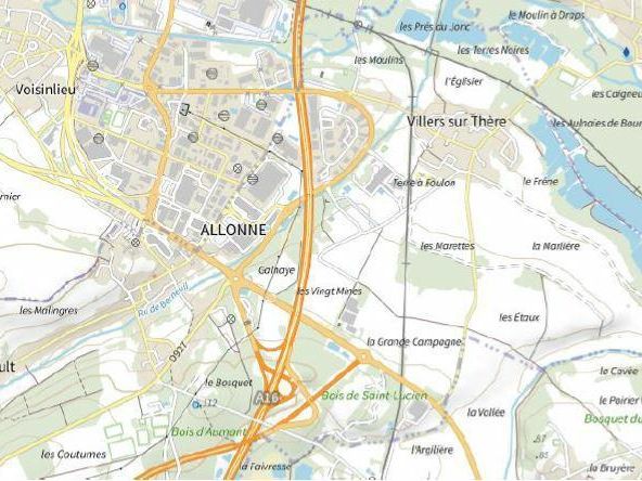 31346 m² pour cetentrepôts classe a en location à Allonne