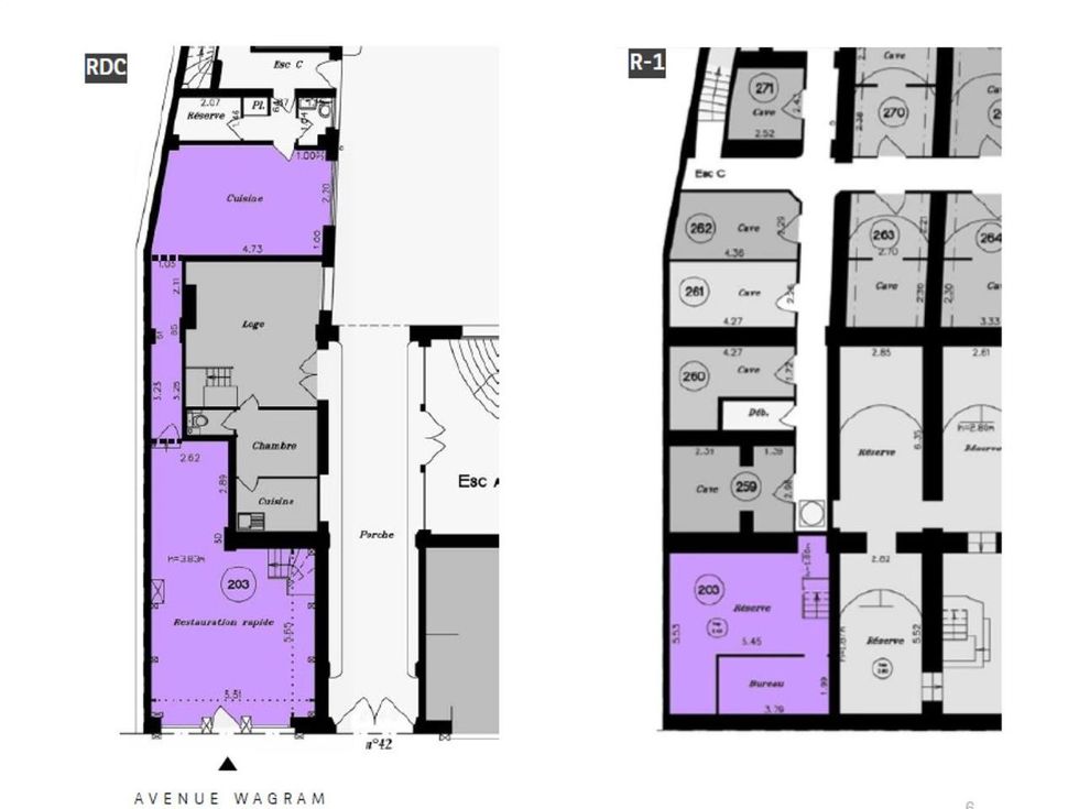 101 m² pour ce local commercial en location à Paris
