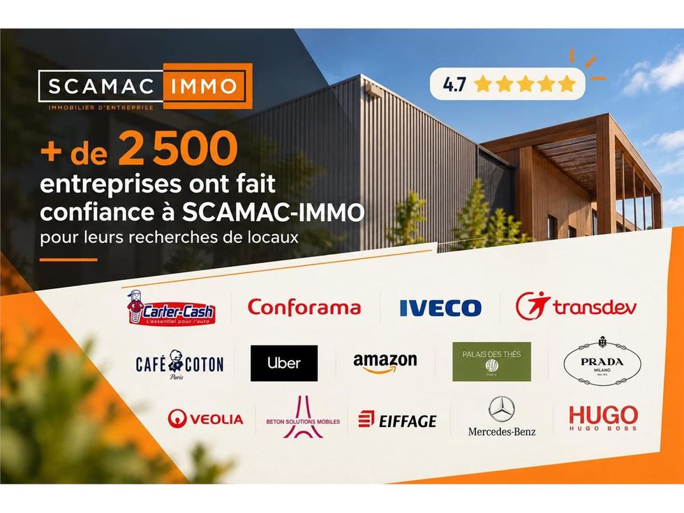 Local d'activités de 490m²