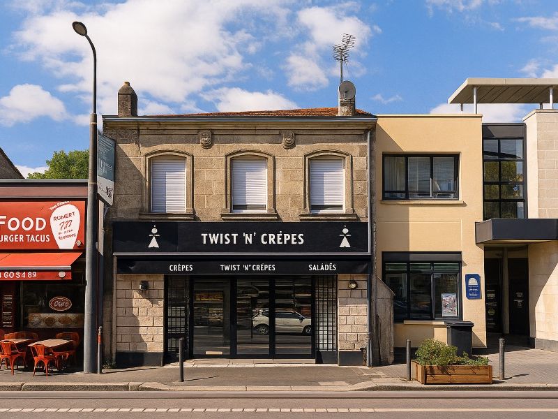 Location local commercial 150 m² non divisibles