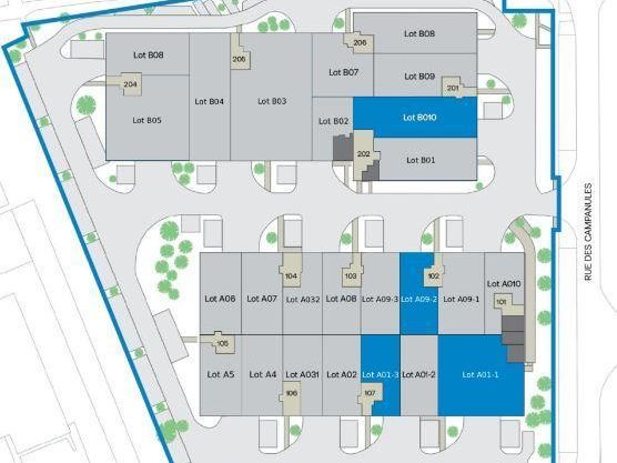 Location entrepôts 1390 m² divisibles à partir de 238 m²