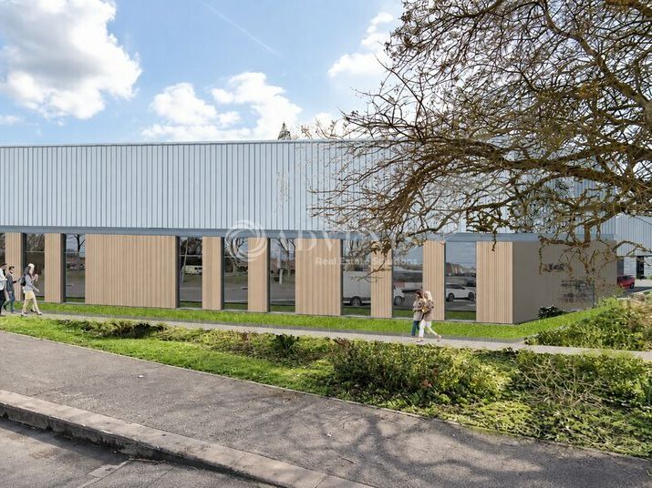 Cellule commerciale et artisanale neuve à louer à Lille-Hellemmes – 137 m² avec parking, en façade du boulevard de Lezennes