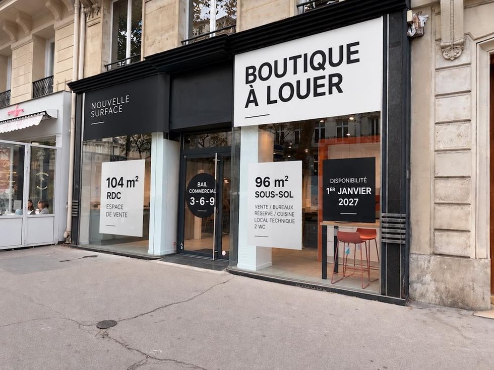 Boutique parisienne à louer