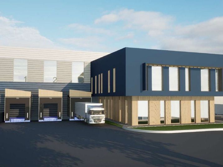 Location entrepôts 3071 m² non divisibles